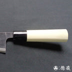 青二 黑面锻造加工 小包丁 朴木手柄