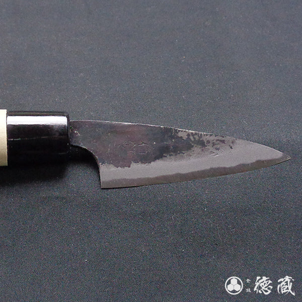 青二 黑面锻造加工 小柳厨刀 朴木手柄