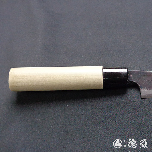 青二 黑面锻造加工 小柳厨刀 朴木手柄