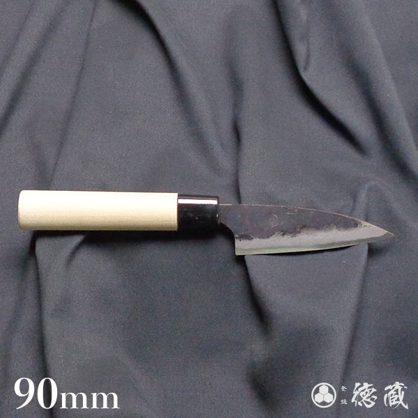 青二 黑面锻造加工 小柳厨刀 朴木手柄