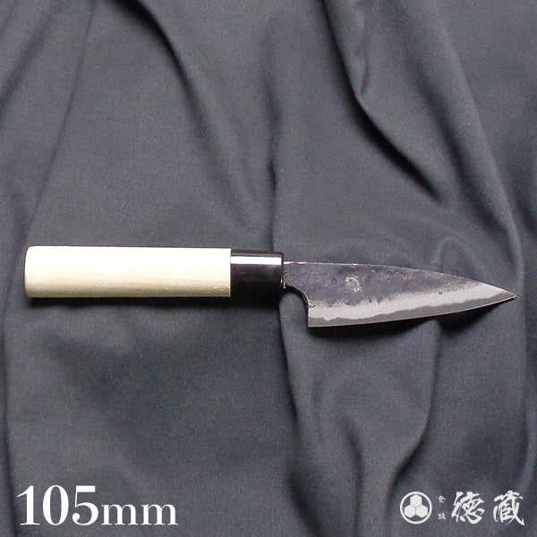 青二 黑面锻造加工 小柳厨刀 朴木手柄