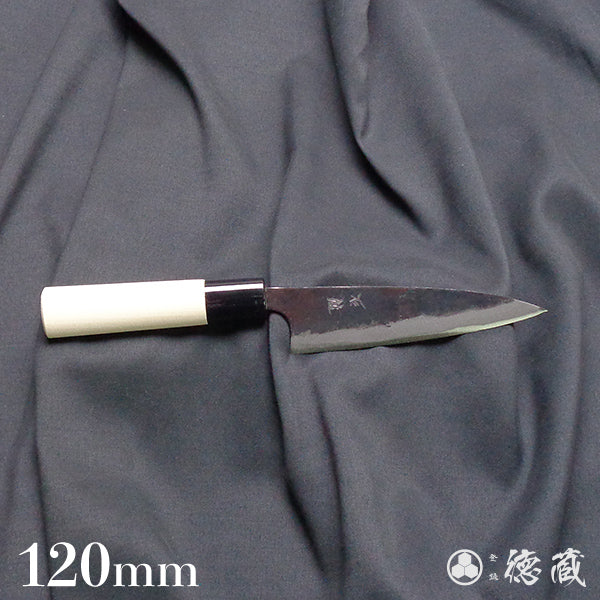 青二 黑面锻造加工 小柳厨刀 朴木手柄