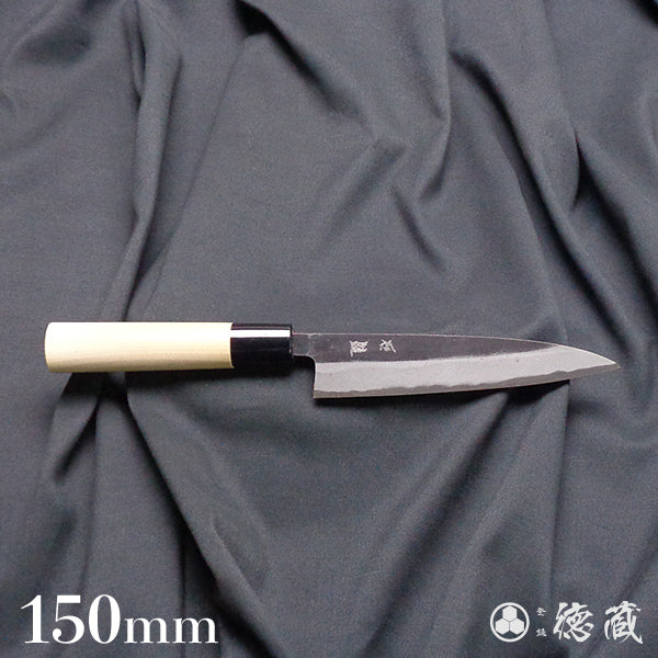 青二 黑面锻造加工 小柳厨刀 朴木手柄