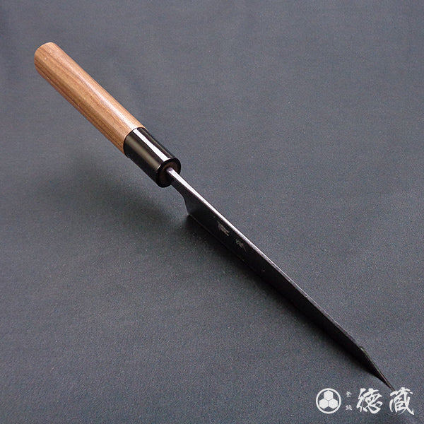 青二 黑面锻造加工 切付厨刀胡桃木手柄