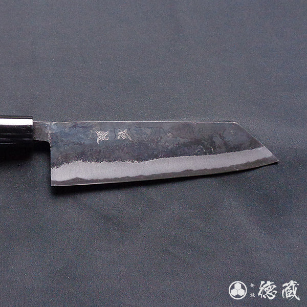 青二 黑面锻造加工 文化厨刀 朴木手柄