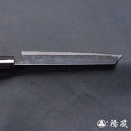青二 黑面锻造加工 文化厨刀 朴木手柄