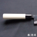 青二 黑面锻造加工 文化厨刀 朴木手柄