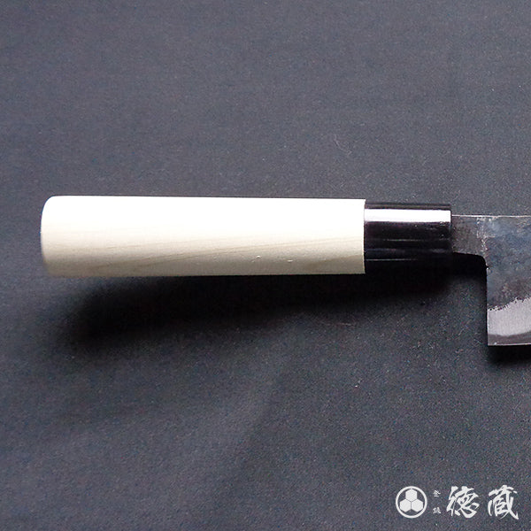 青二 黑面锻造加工 文化厨刀 朴木手柄