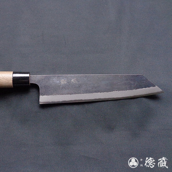 青二　淬火留黑加工　切付包丁　胡桃手柄
