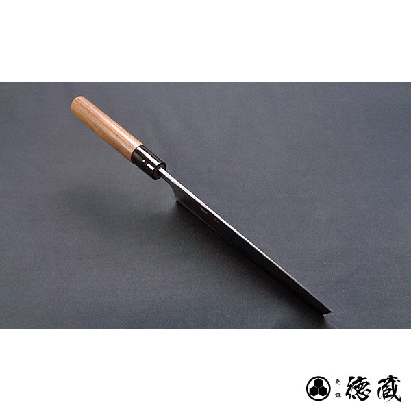 白一 黑面锻造加工 菜刀 胡桃木手柄