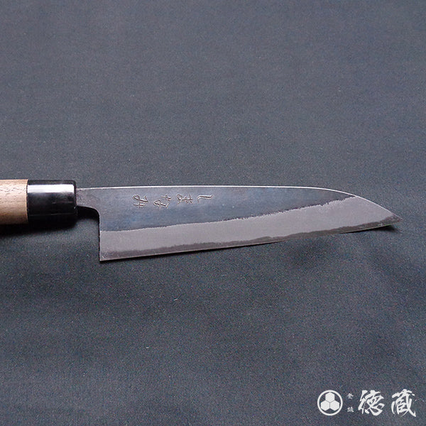 青二 黑面锻造加工 牛刀 胡桃木手柄