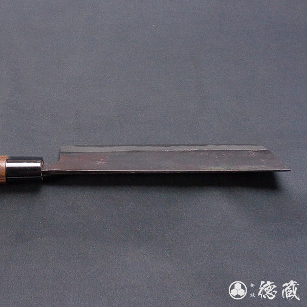 青二 黑面锻造加工 菜刀 崖豆木手柄