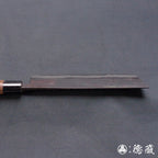 青二 黑面锻造加工 菜刀 崖豆木手柄