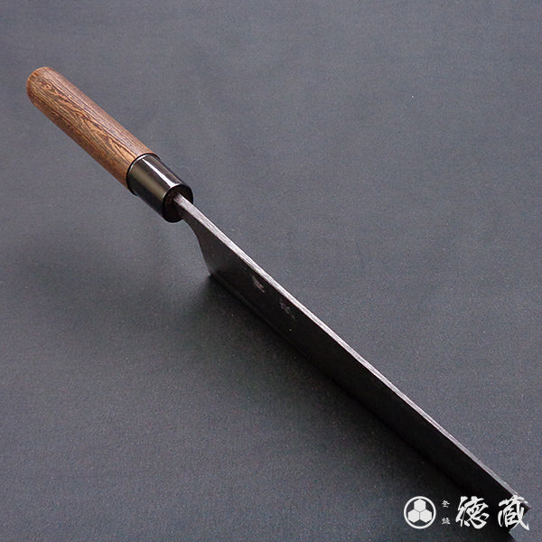 青二 黑面锻造加工 菜刀 崖豆木手柄