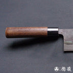 青二 黑面锻造加工 菜刀 崖豆木手柄