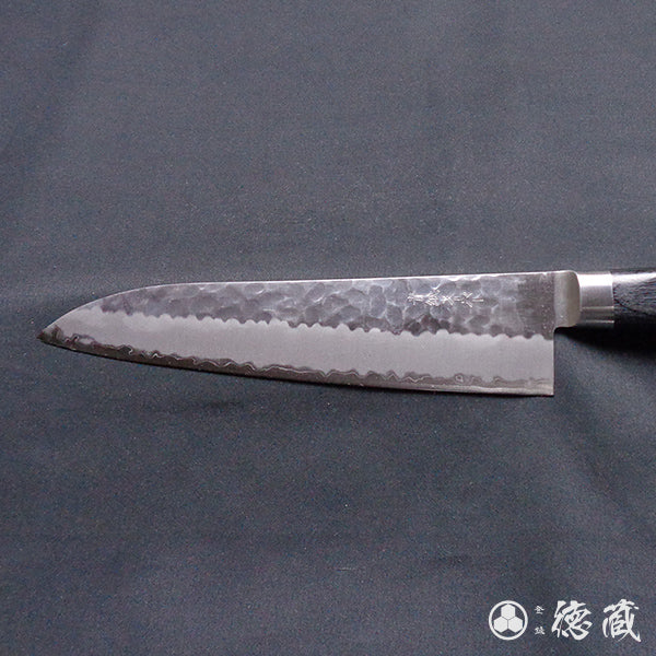 Blue-super hammered finish    Gyutou-knife (chef's knife)  black handle