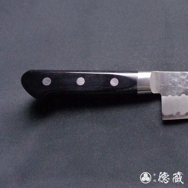 Blue-super hammered finish    Gyutou-knife (chef's knife)  black handle