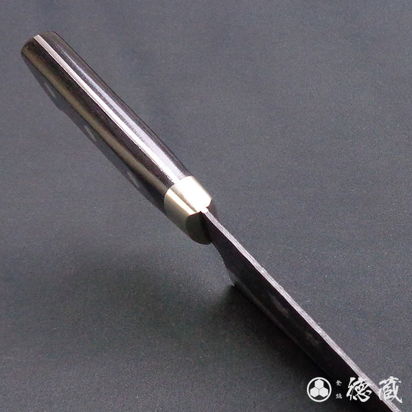 青S 黑色锤纹加工 三德刀 黑色手柄