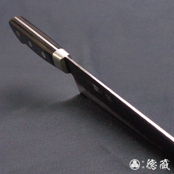 青S 黑色缎面槌面加工 切付厨刀 黑色手柄