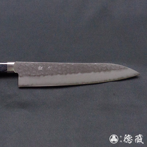 A8 槌面加工 剑型三德刀 黑色手柄