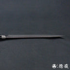 A8 槌面加工 剑型三德刀 黑色手柄