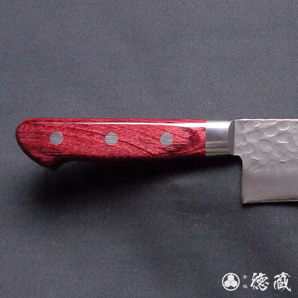 A8 槌面加工 切付厨刀 红色手柄