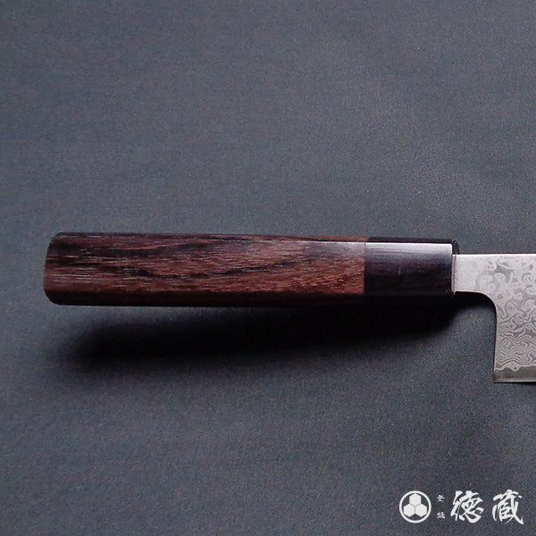 SLD 大马士革 切付厨刀 紫檀木手柄