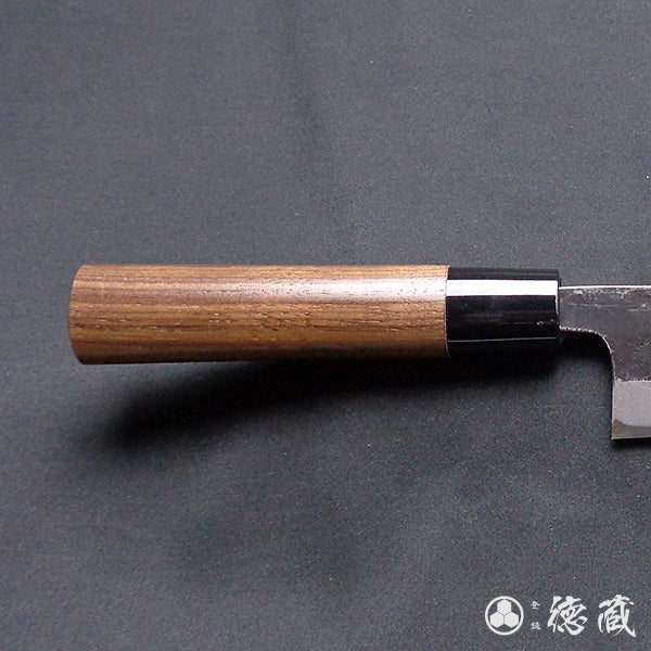 青一 黑面锻造加工 切鱼刀 胡桃木手柄
