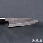 青二 黑面锻造加工 单刃 舟行刀 胡桃木手柄