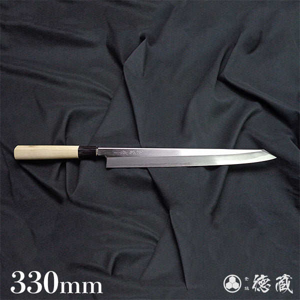 TADOKORO KNIVES  white-2 (white-2 carbon steel) Yanagiba-kiritsuke-knives (sword shape Sashimi-knives)