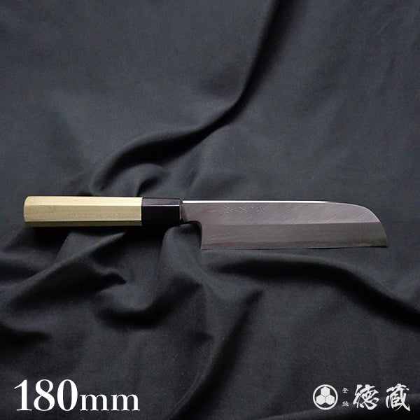 TADOKORO KNIVES  Ginsan (Silver3) stainless steel 
 Kama- style usuba-knife ( falciform vegetable knives)