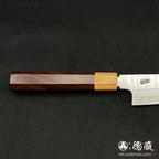 Ginsan Gyuto，紫檀八角