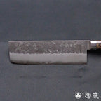 银三 梨皮润饰 菜刀 焦茶色手柄