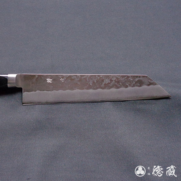 银三 梨皮润饰 切付厨刀 黑色手柄