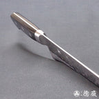 银三 梨皮润饰 切付厨刀 黑色手柄