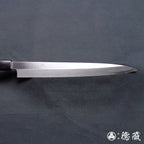 青二 光面加工 柳刃厨刀 胡桃木手柄
