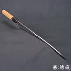 上白钢 柳刃刀 红豆杉八角手柄