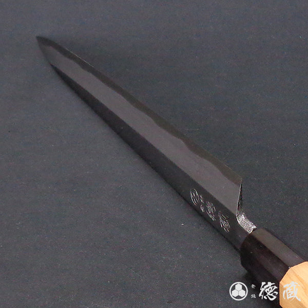 上白钢 柳刃刀 红豆杉八角手柄