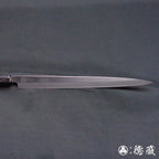 上白钢 河豚刀 红豆杉八角手柄