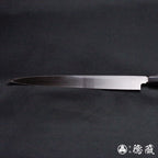 上白钢 河豚刀 红豆杉八角手柄