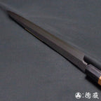 上白钢 河豚刀 红豆杉八角手柄