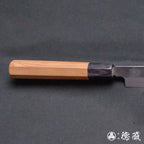 上白钢 河豚刀 红豆杉八角手柄