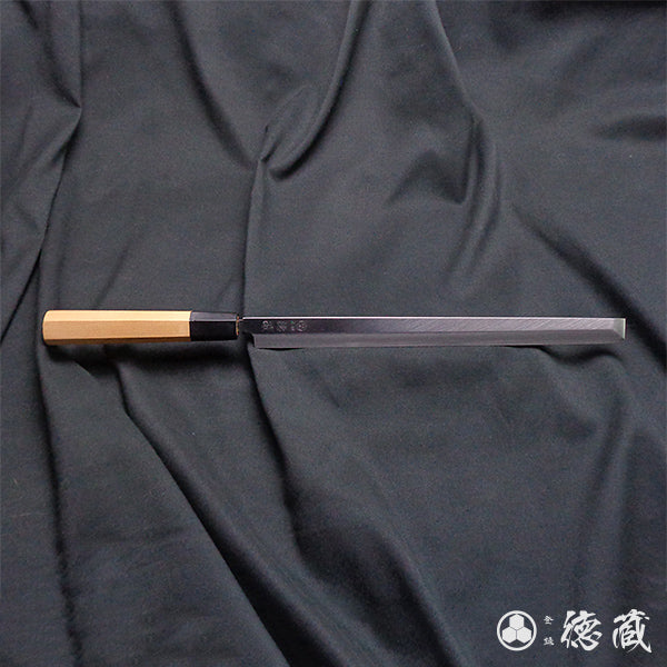 上白钢 章鱼刀　红豆杉八角手柄