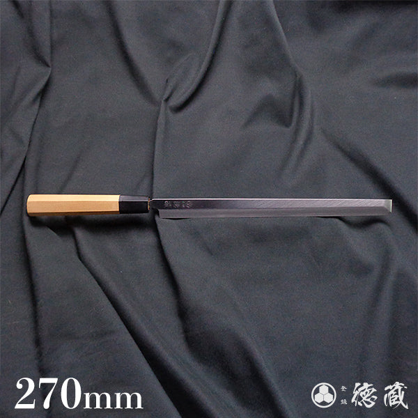 上白钢 章鱼刀　红豆杉八角手柄