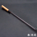 上白钢 章鱼刀　红豆杉八角手柄