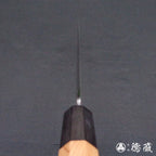 上白钢 章鱼刀　红豆杉八角手柄