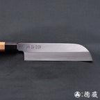 上白钢 镰型薄刃刀  红豆杉八角手柄