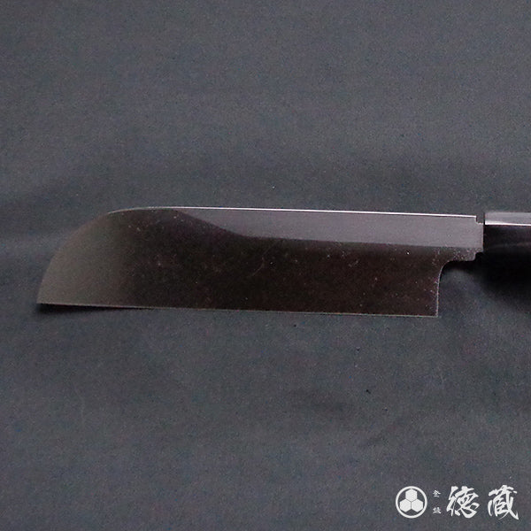 上白钢 镰型薄刃刀  红豆杉八角手柄