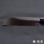 上白钢 镰型薄刃刀  红豆杉八角手柄