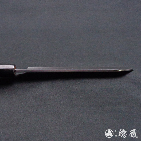上白钢 镰型薄刃刀  红豆杉八角手柄